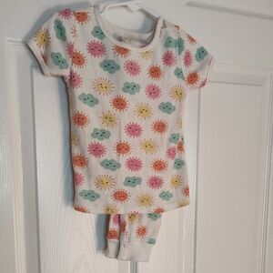 Little Me Sun and Cloud Pajama Set